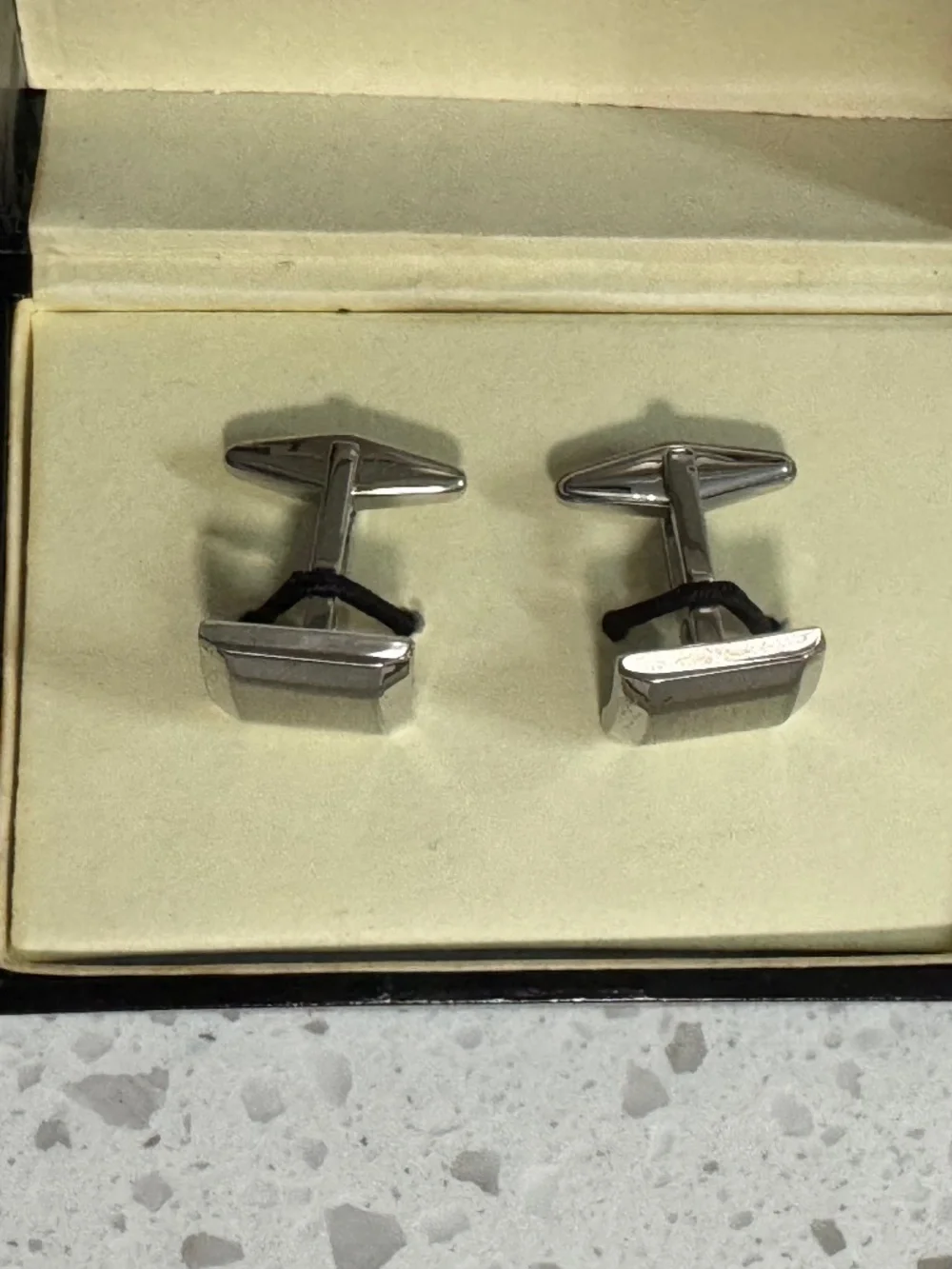 NIB Croft & Barrow Silver Cufflinks